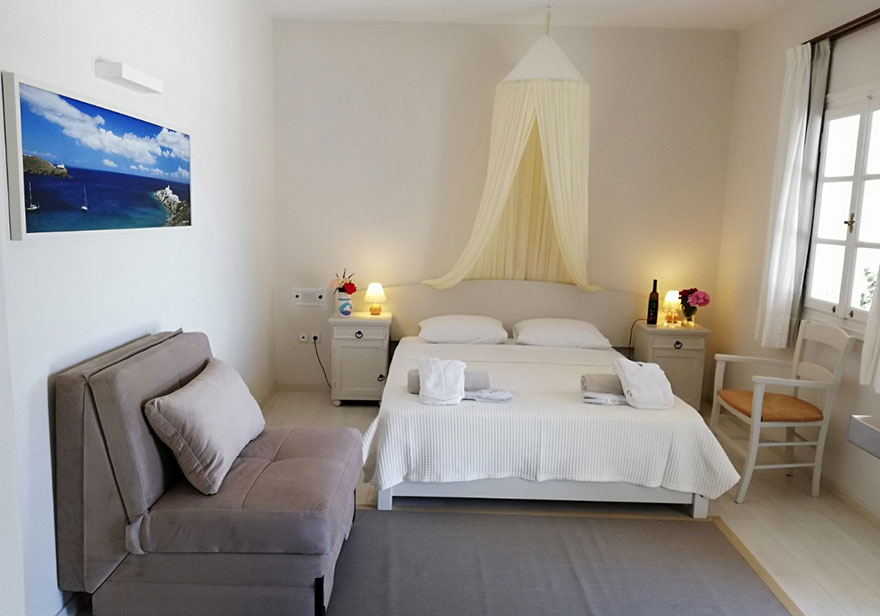 Standard rooms at hotel Petali Village in Sifnos