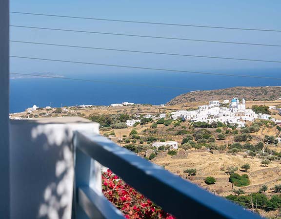 Sea view from the balcony